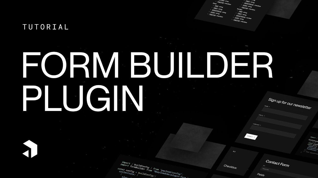 Overview of the Payload Form Builder Plugin