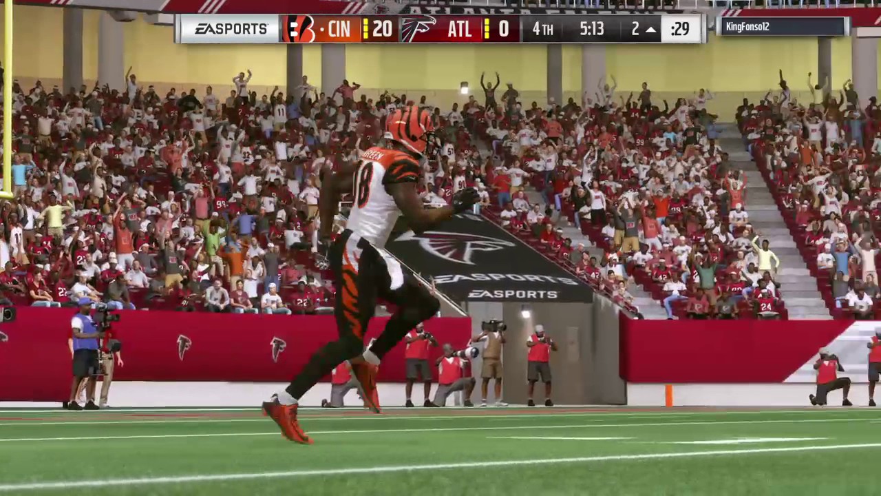 Madden NFL 17 AJ green crazy catch