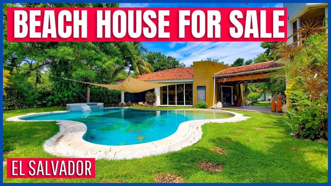 😲 HUGE BEACH HOUSE FOR SALE IN LAS VERANERAS SONSONATE / HOUSES FOR SALE IN EL SALVADOR