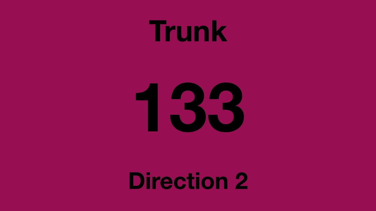 [SBS Transit] Trunk Bus Service 133 - Direction 2 Hyperlapse