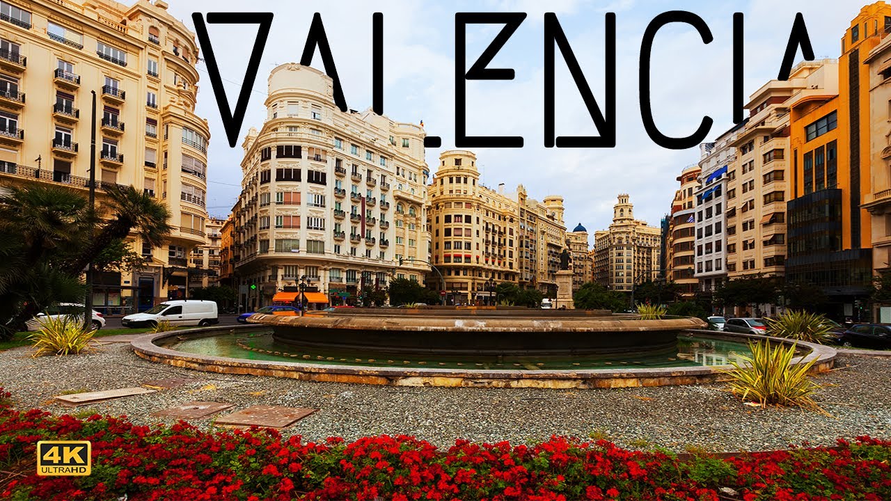 Valencia Unveiled: Explore Spain's Captivating City in Breathtaking 4K | Free Walking Tour | 😍