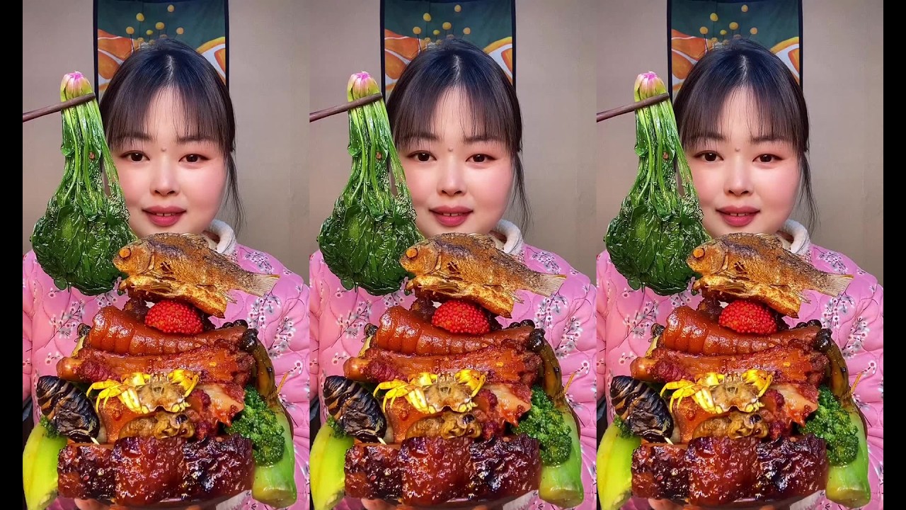 ASMR MUKBANG SEAFOOD DELICIOUS PORK BELLY  EATING SHOW 吃播taotao