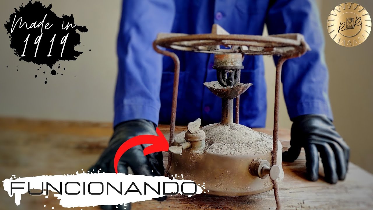 Restauração de um fogão a querosene com mais de 100 anos - 100 years old kerosene stove restoration