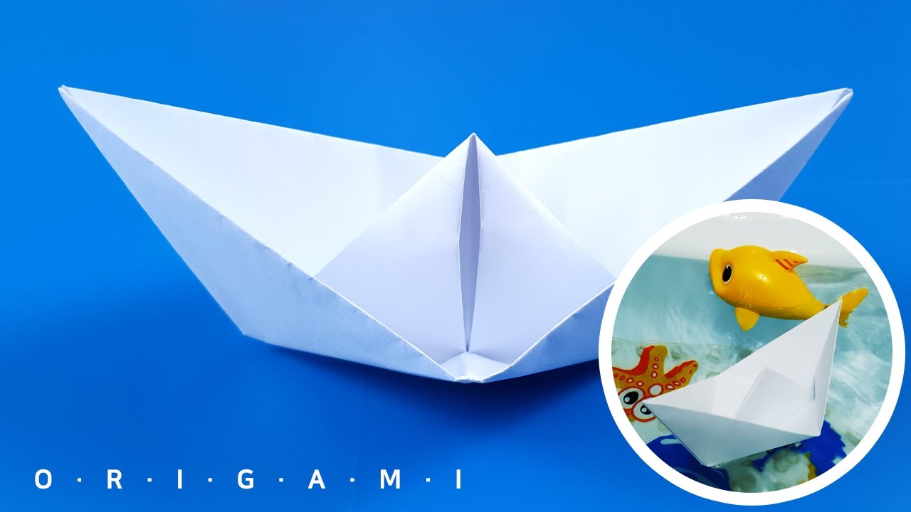 Barcuta din Hartie Tutorial || Lucru manual || Paper Boat Origami | Cum sa faci o barcuta din hartie