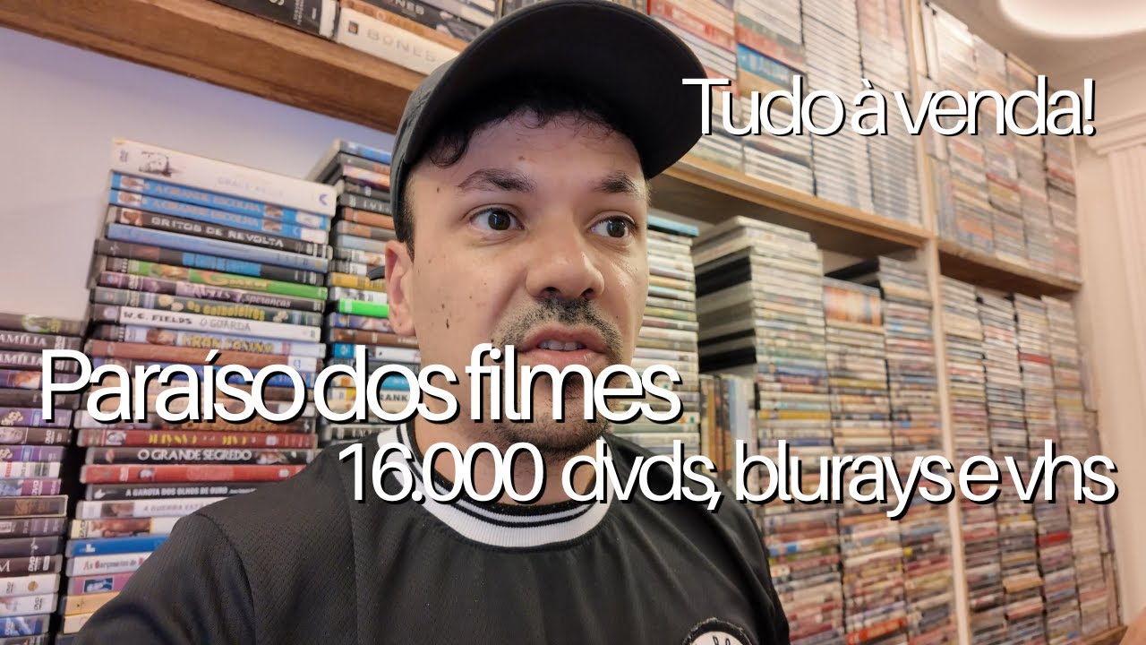 Antiga locadora com acervo de 16.000 filmes à venda. Muitas raridades!