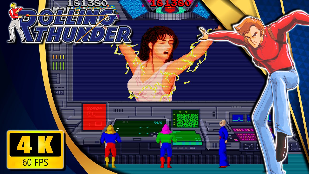 Rolling Thunder (Arcade) 【Longplay】