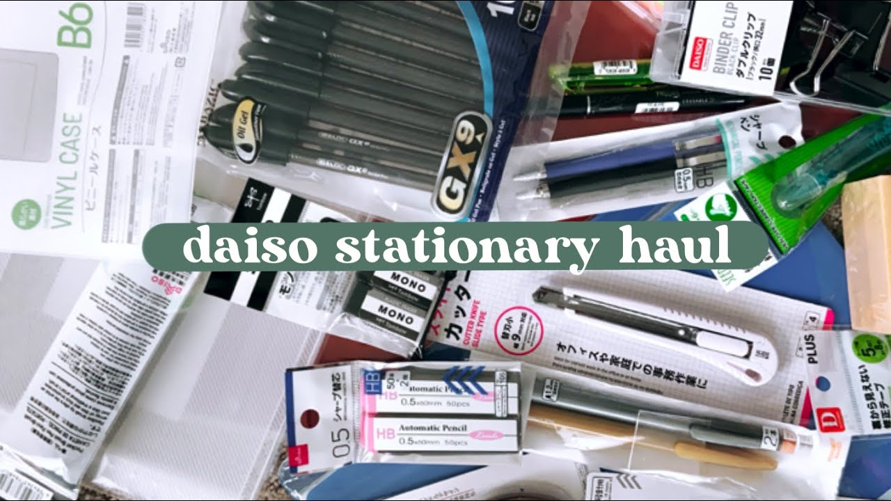 daiso japan stationary haul - cheap & affordable