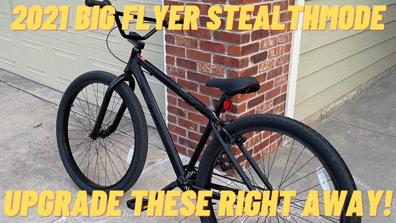 New Bike Day | 2021 Big Flyer Stealthmode | Upgrade this right away!