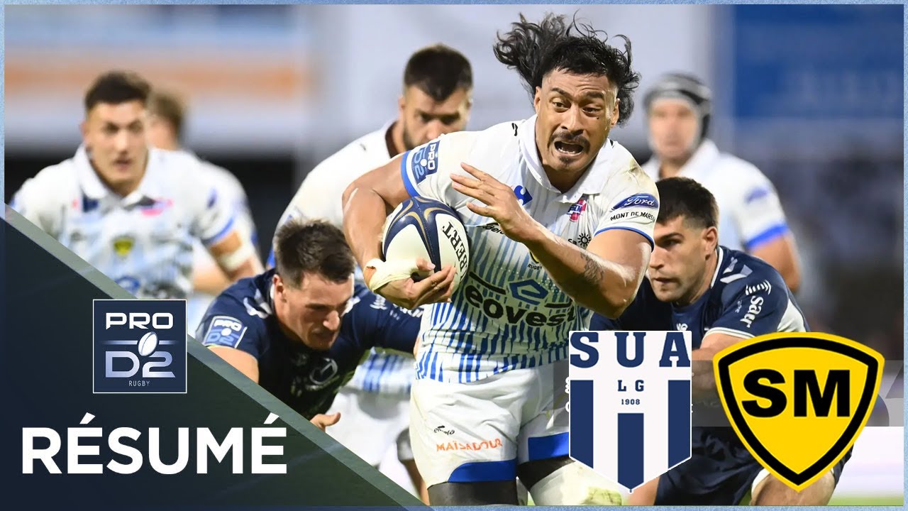 PRO D2: Résumé partie complète SU Agen vs Mont-de-Marsan :J2 - Saison 2025/2026