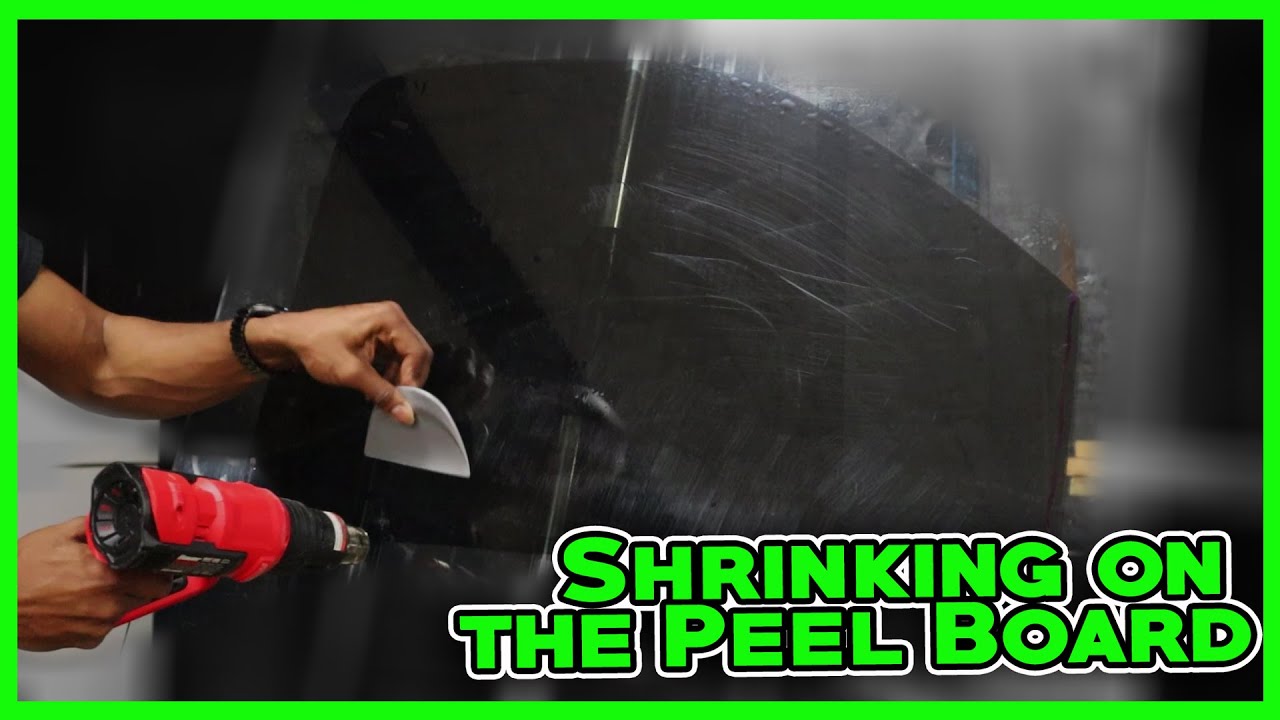 How to Heat Shrink/Snap Shrink Window Tint on a Peel board in 2023