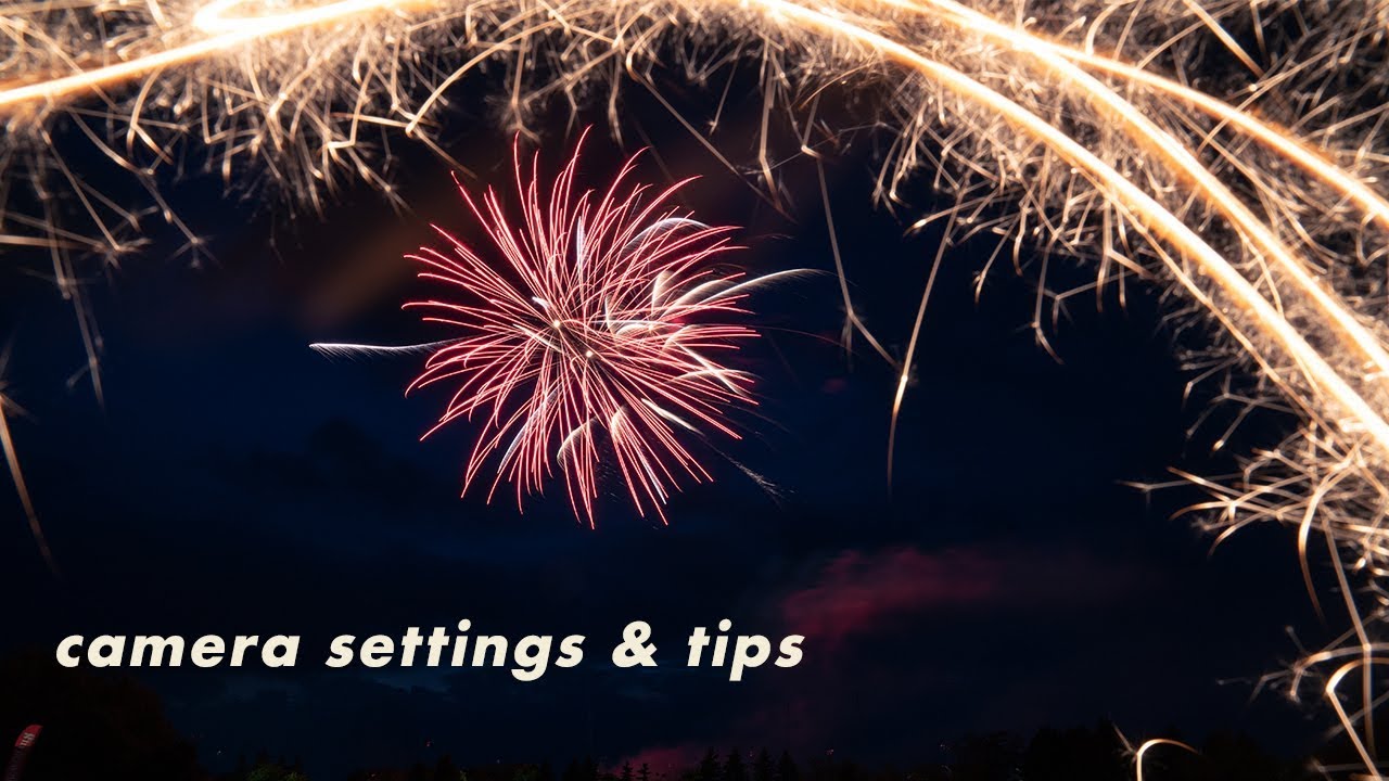 How to photograph FIREWORKS like a PRO