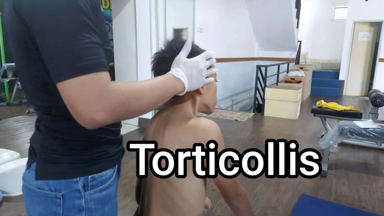 Latihan untuk leher miring ||tengeng ||tortikolis
