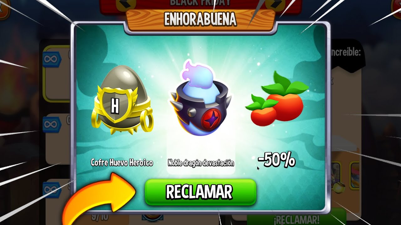 DRAGON HEROICO, KARMA, COMIDA Y GEMAS GRATIS DEL BLACK FRIDAY