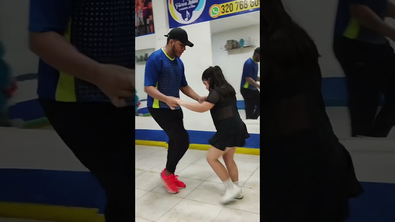 Baile con la punta del pie 💃🏽🕺🏽✅✨ #salsa #salsacale&ntilde;a  #salsadancing #salsadance #baile #shorts