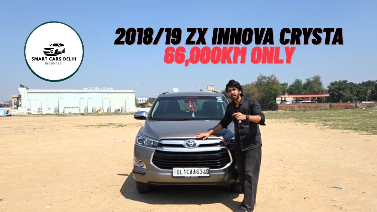 🚘 Toyota Innova Crysta 2.4 ZX Manual Diesel | ONLY 66,000 KM Driven