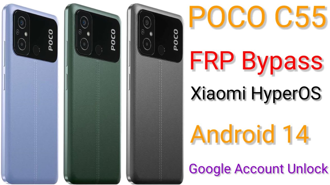 POCO C55 FRP Bypass || Xiaomi HyperOS || Android 14 || Google Account Unlock || Without Pc || 2025.