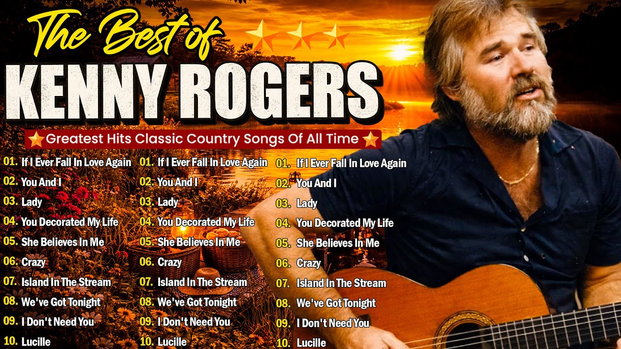 The Best of Kenny Rogers 2026 🔥 Top 50 Nonstop Country Music Classics ✨Coward of the County, Lady