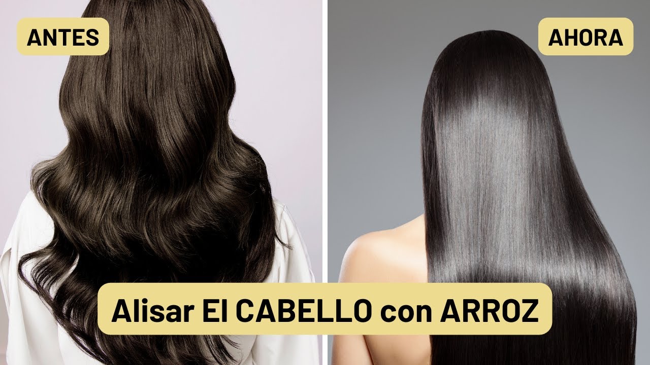 &iexcl;Incre&iacute;ble! Alisar El CABELLO con ARROZ y ACEITE DE OLIVA!  Mejor que la KERATINA