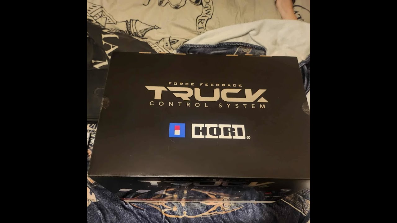 Unboxing video HORI Force Feedback Truck Control System Steering wheel Foot Pedals and Gear box