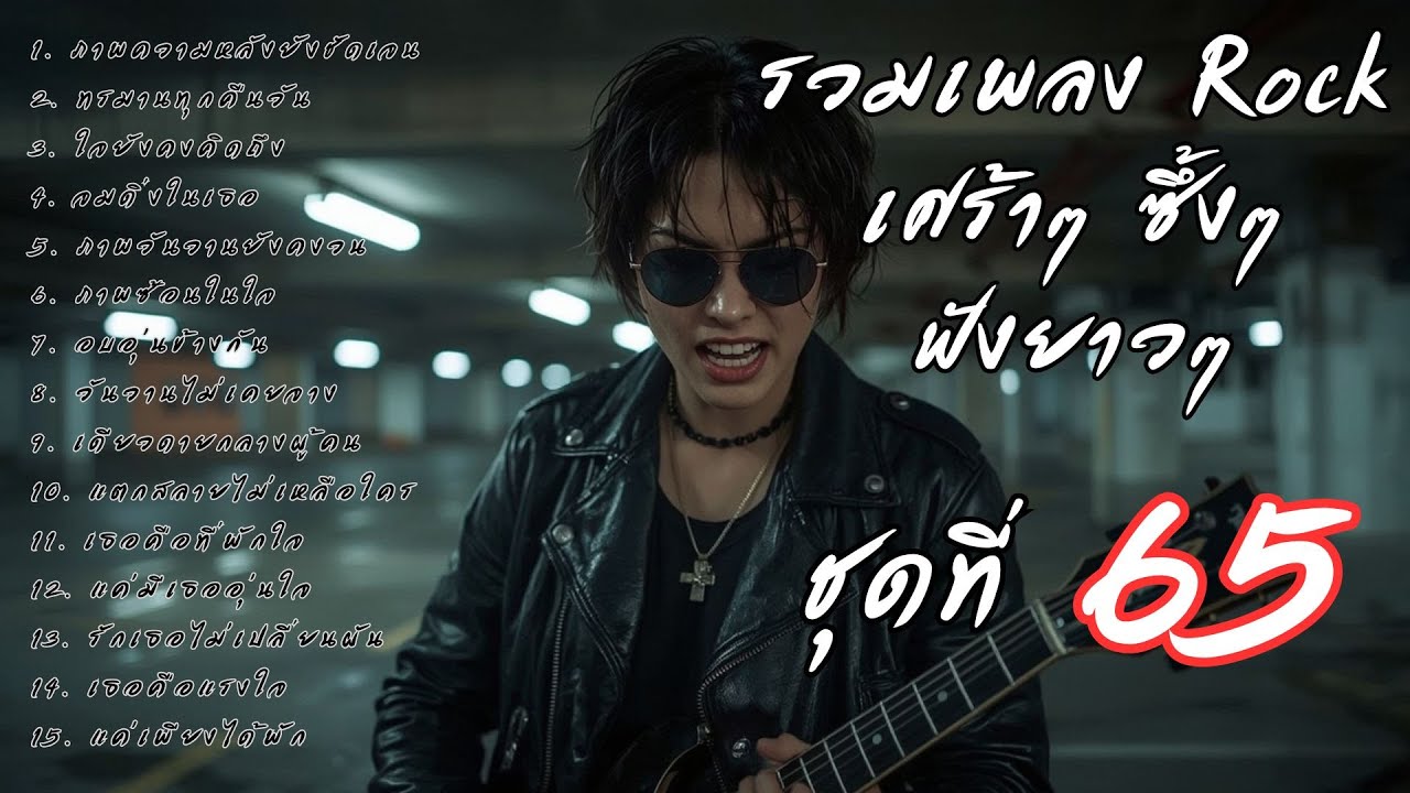 รวมเพลงร็อคเจ็บๆ ซึ้งๆ ฟังยาวๆ ต่อเนื่อง Vol.65 | ร็อคมั้ยจ๊ะ 🤘