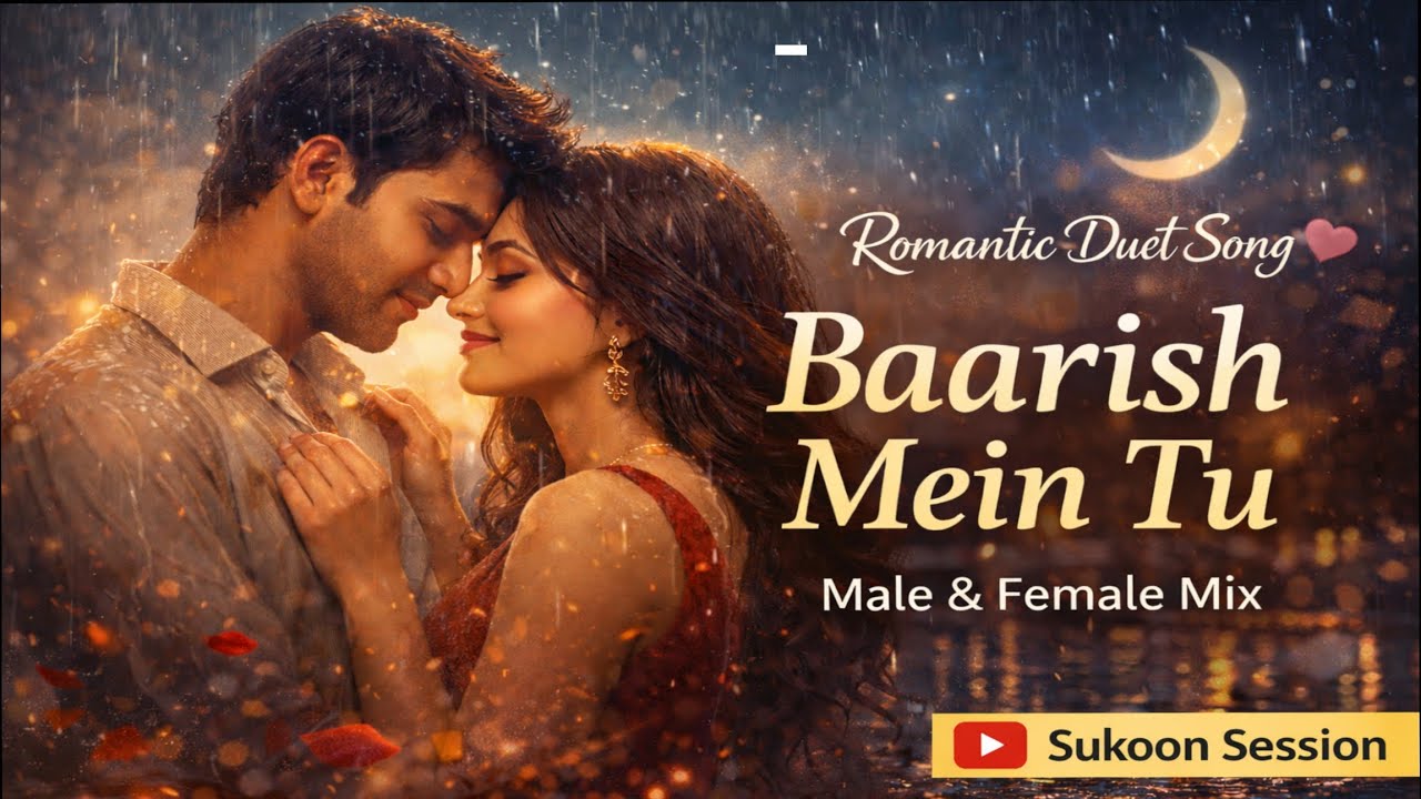 Baarish Mein Tu 🌧️ | Most Romantic Rain Duet 2026 | Sukoon Session #hearttouching #love #song