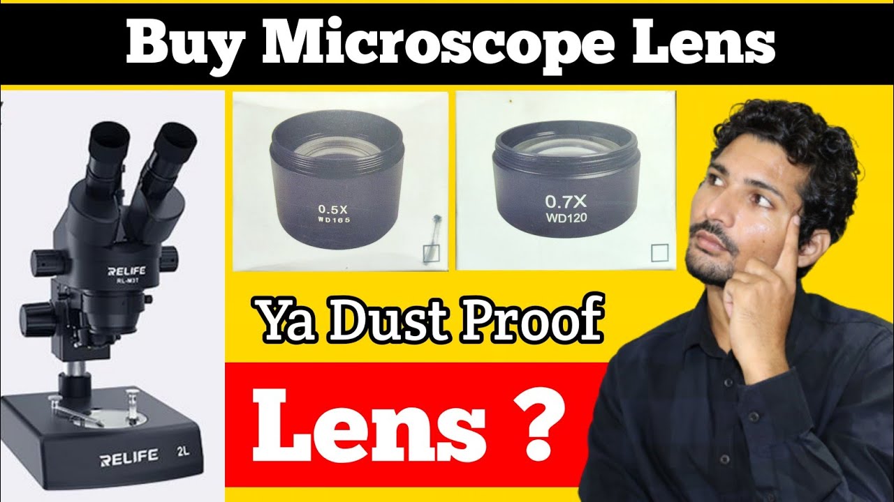 Buy Microscope Lens 0.5X Lens / 0.7X Lens Ya Dust Proof Lens 🤔