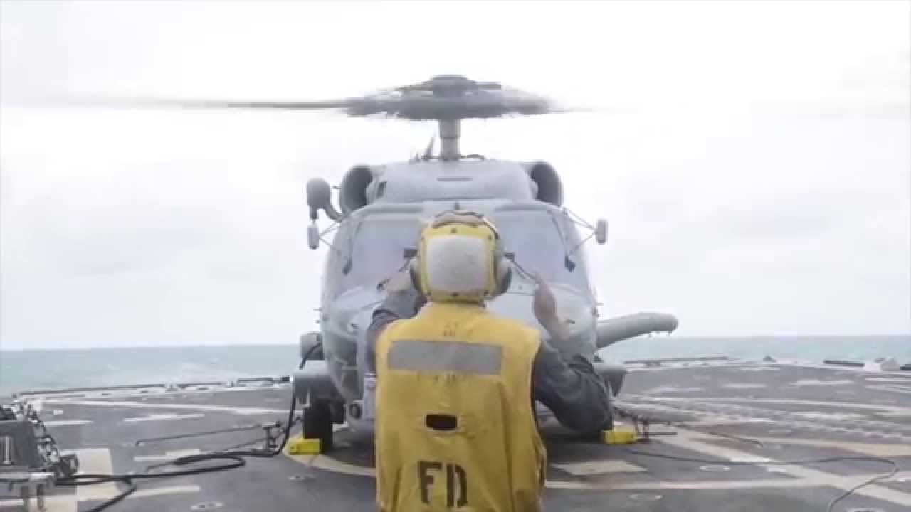 MH-60R Seahawk Helicopter Search Operations of AirAsia Flight QZ8501