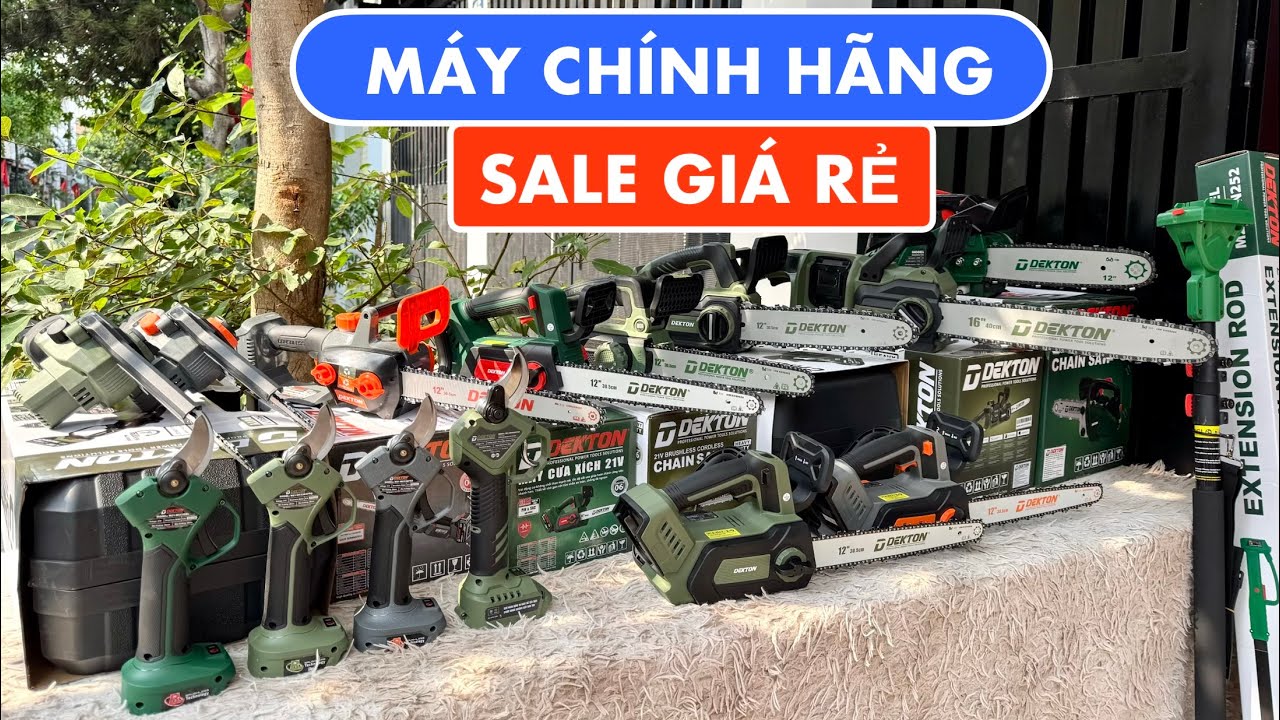 🔴 Sale Cuối Năm Cho Anh Chị Làm Vườn, Làm Rẫy 👉 Kéo Cắt Cành, Cưa Xích, Cần Nối Dài Giá Siêu Tốt!