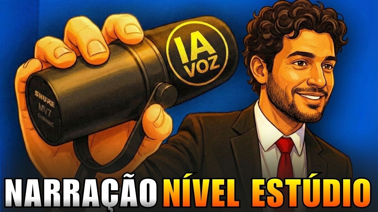 A melhor ferramenta de IA GR&Aacute;TIS para gerar NARRA&Ccedil;&Otilde;ES e DUBLAGENS Profissionais em 2026 com Sotaque
