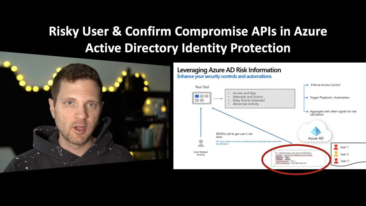 Risky User & Confirm Compromise API in Azure AD