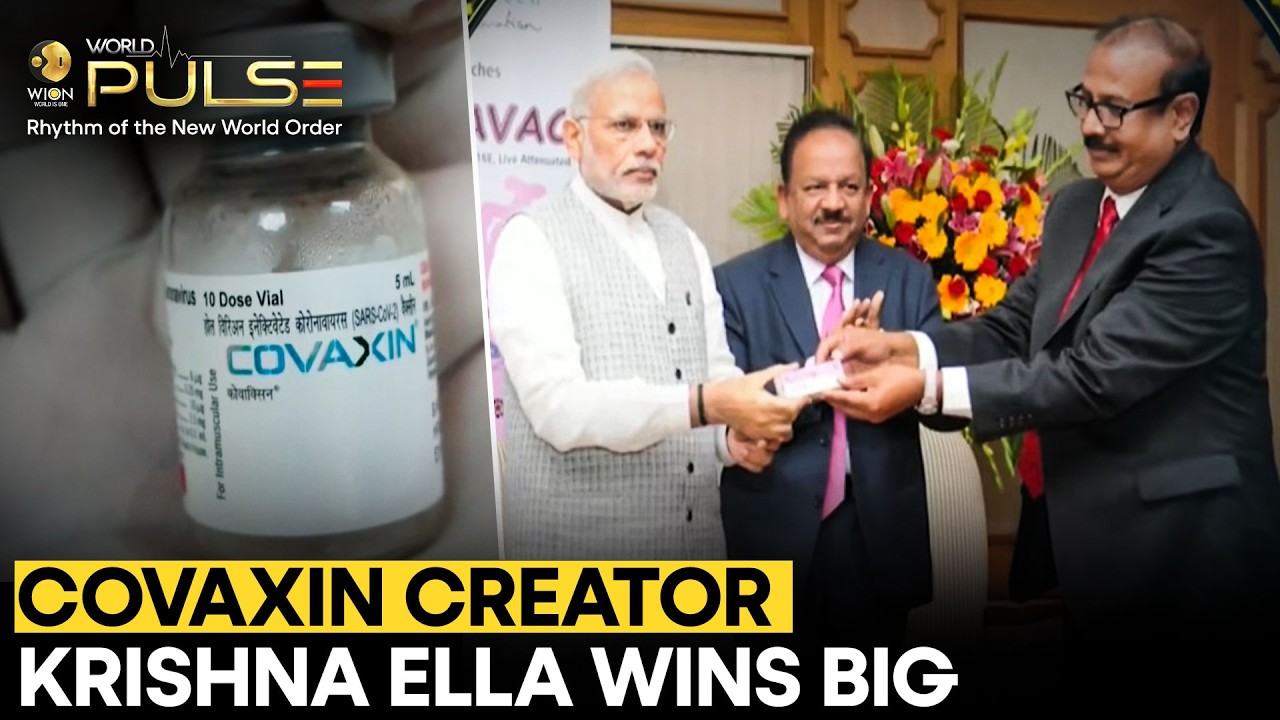 WION World Pulse | Krishna Ella Receives WION Icon Award For Contributions In Public Health