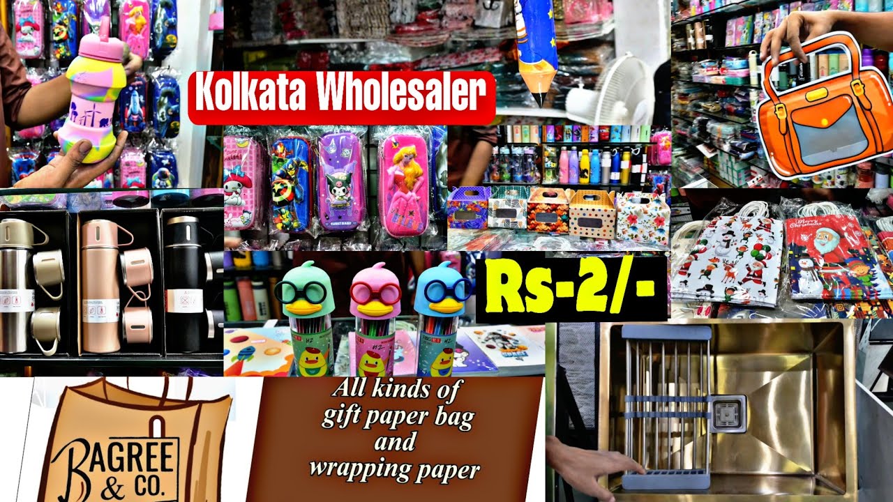 Kolkata BadaBazar Gift Paper Bag, Decorative Items, Unique Toys Wholesaler Best Price #viralvideo