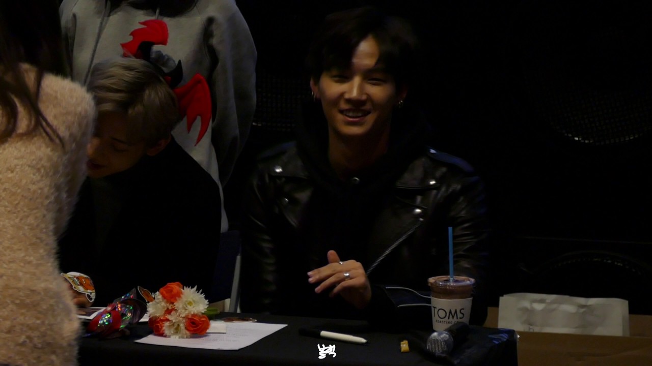 161030 하남 팬사인회 Prove It 밀땅남의 공개과정(GOT7 JB)