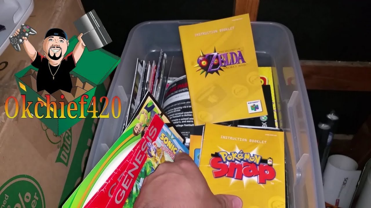 Okchief420's Video Game Manuals Collection