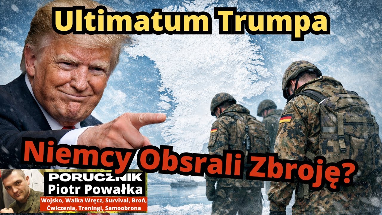 Trump Daje Ultimatum: „Won z Grenlandii Albo Cła!” Europa w Szoku [USA Tworzą Złotą Kopułę]