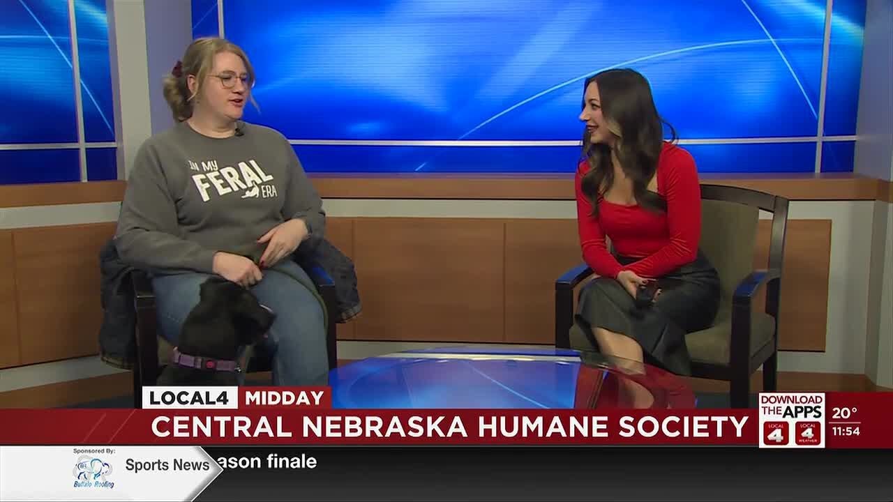 The Central Nebraska Humane Society stops by a furry friend