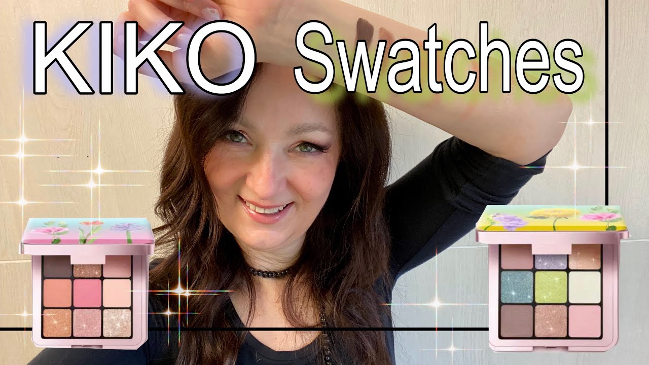 🌷 KIKO - DAYS IN BLOOM 🌼 tutti gli swatches delle due palette 🌺 | One B Queen