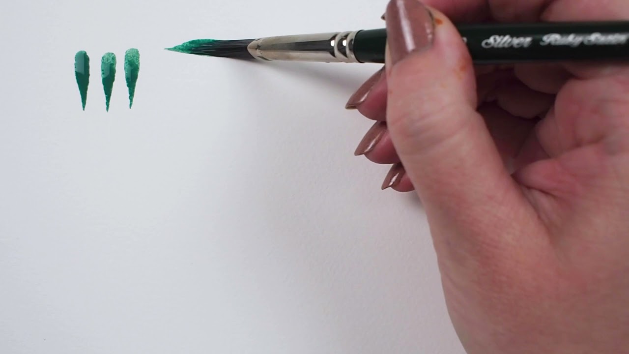Introduction to the Ruby Satin Triangle from Silver Brush