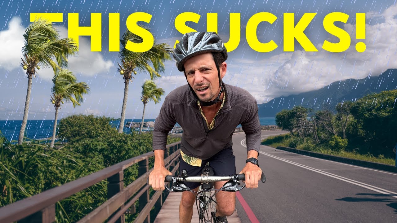 100KM Cycling The Most Difficult Conditions (Biking Taiwan Day 12)