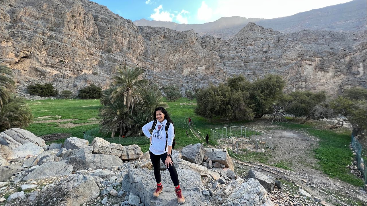 Hidden Oasis Hike #uaehiking #uaelife #winterspecial #hiddenoasis #rasalkhaimah