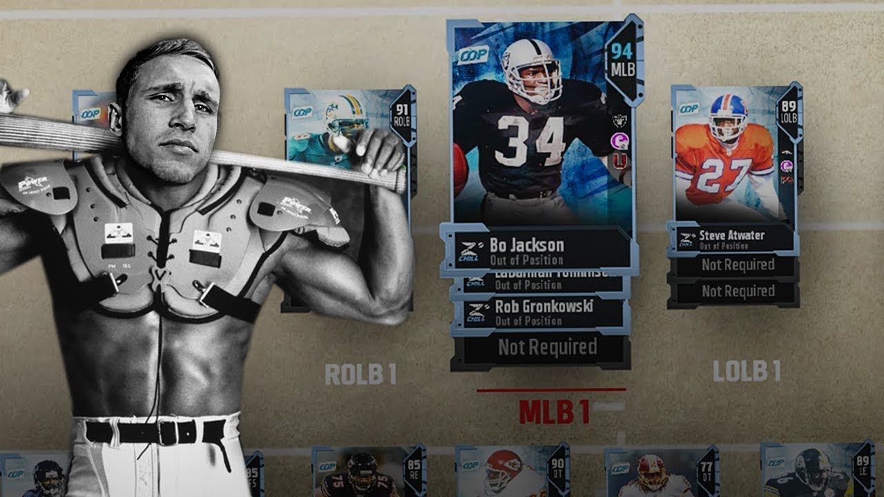 THE NFL ALL OUT OF POSITION LINEUP! Madden 18