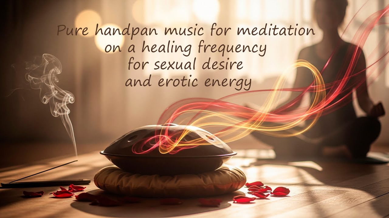 Pure handpan music for meditation on a healing frequency for sexual desire and erotic energy