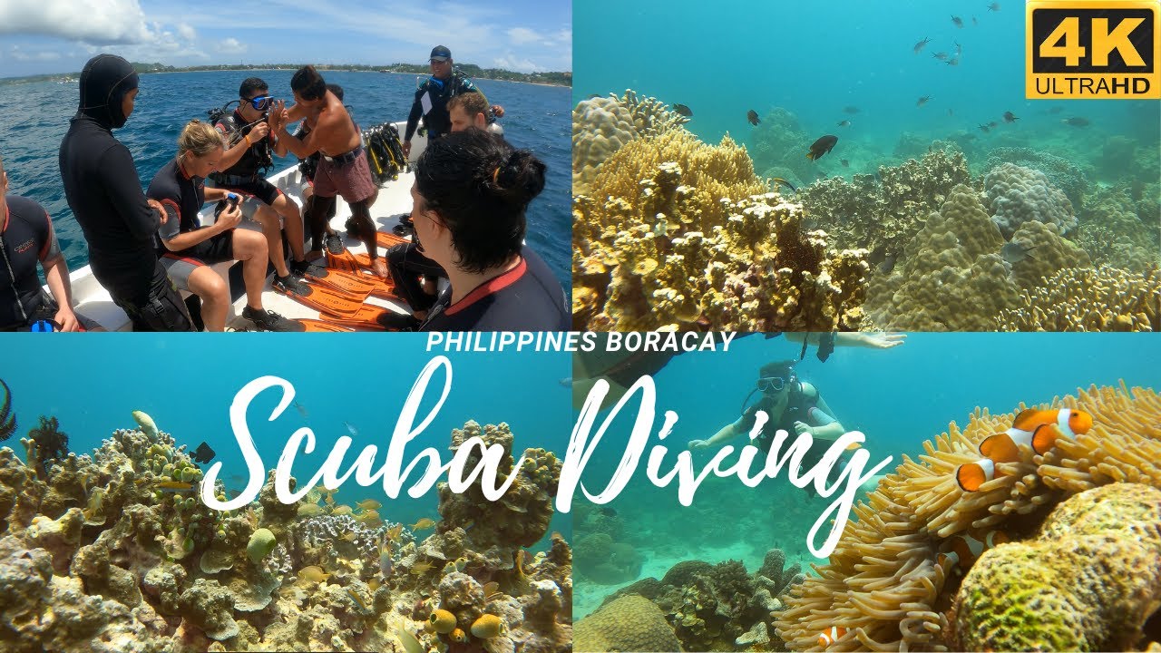 [4K] Scuba Diving In Boracay: The Best Scuba Diving Center For Beginners In The Philippines