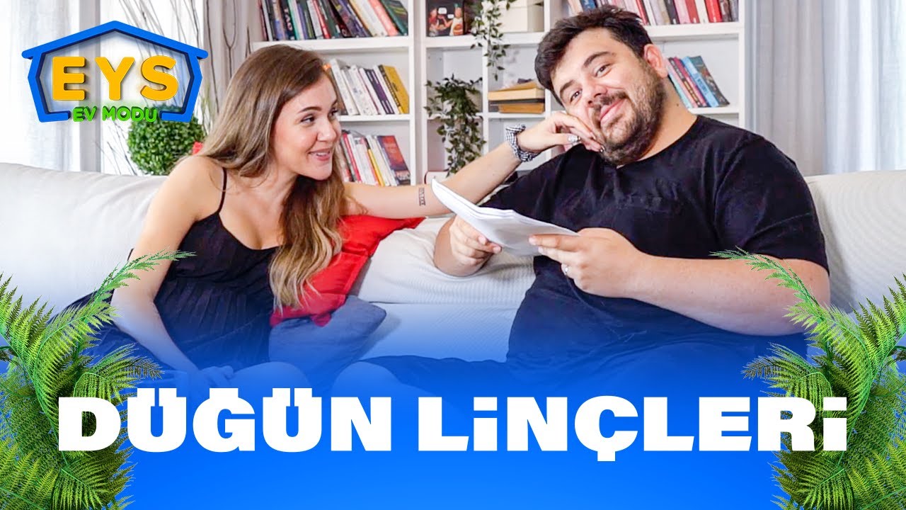 Eser - Berfu Yenenler Çifti Düğün Linçlerine Cevap Veriyor! | EYS Ev Modu
