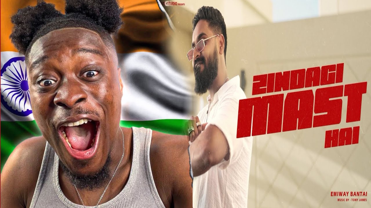 EMIWAY BANTAI - ZINDAGI MAST HAI | PROD BY TONY JAMES | 🇮🇳 (OFFICIAL MUSIC VIDEO) REACTION