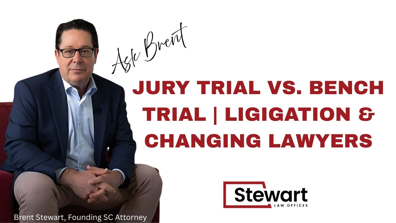 Jury Trial vs Bench Trial | Litigation & Changing Lawyers | NC & SC Injury Attorneys