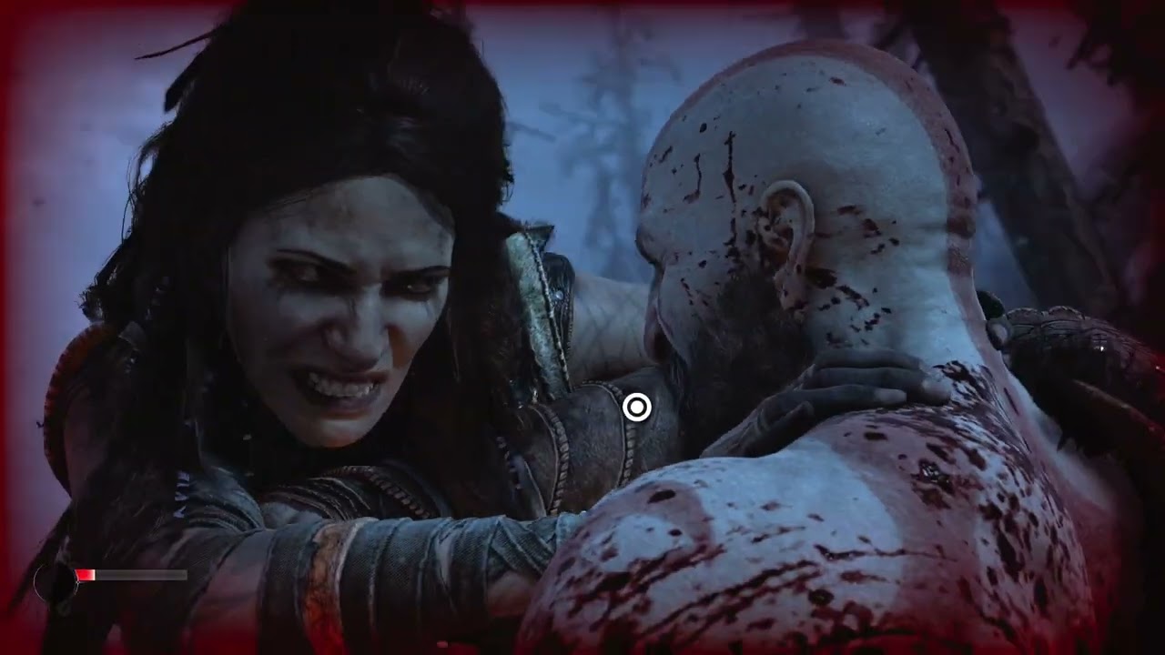 Playing god of war ragronok