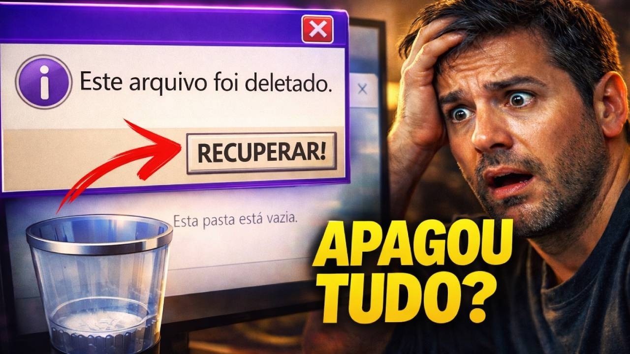 COMO RECUPERAR ARQUIVOS APAGADOS DO PC - (Fácil e Rápido 2026)