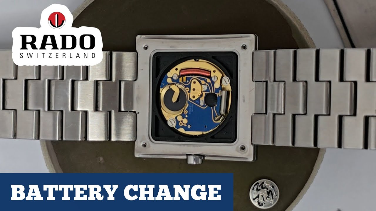 RADO diaStar Jubile Watch Battery Replacement