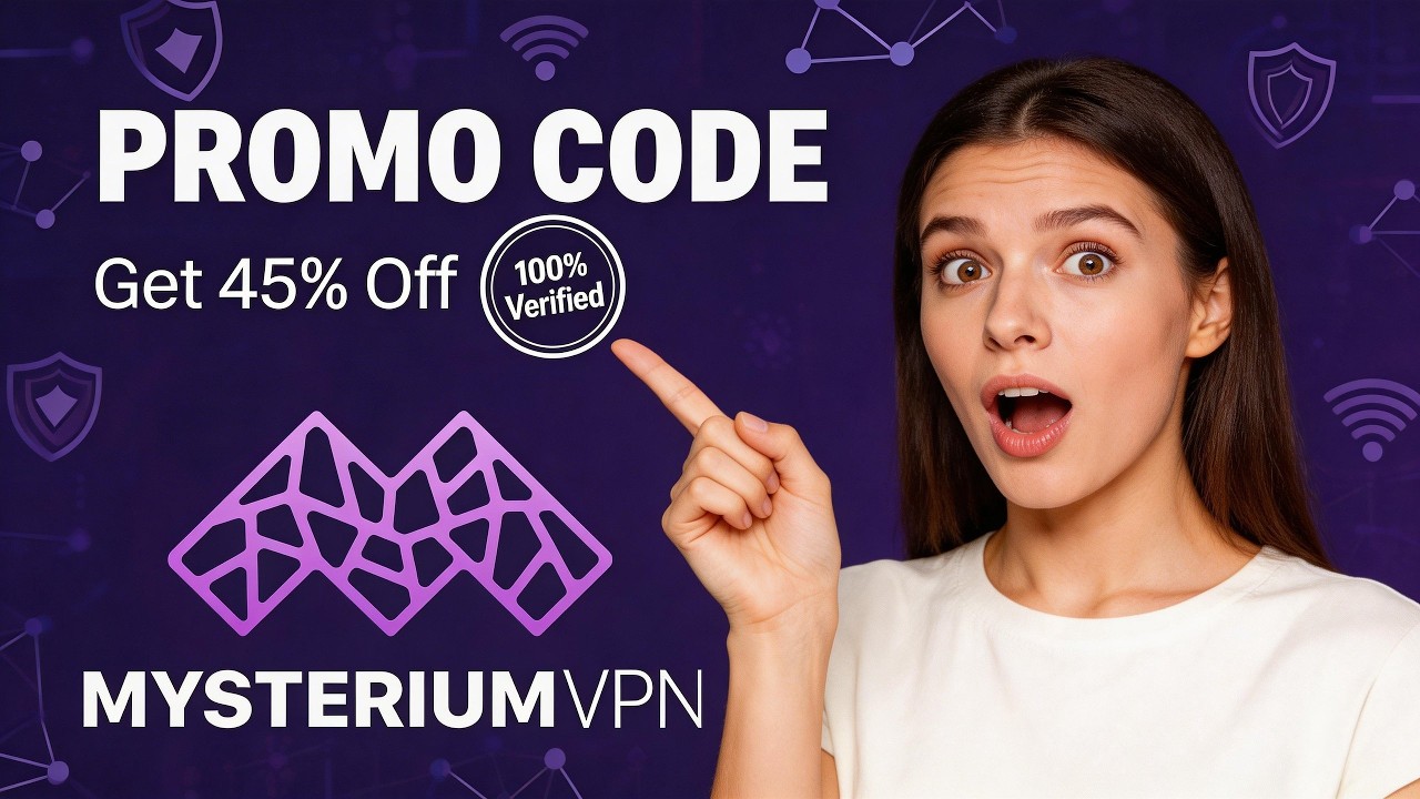 🔥 Mysterium VPN Coupon Code 🔥 Get Premium Access 80% OFF (EASY)